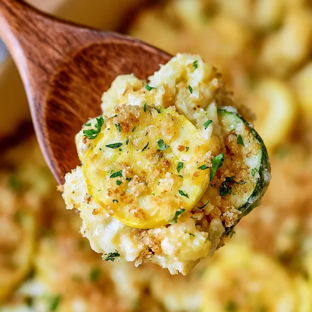 Zucchini squash corn casserole