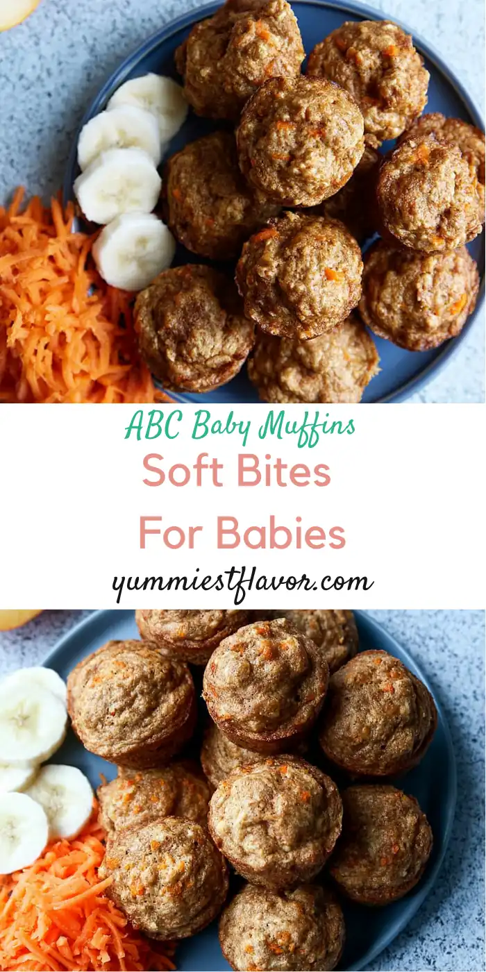 ABC Muffins: Soft Apple Banana Carrot Muffins for Little Eaters 6 ABC Muffins