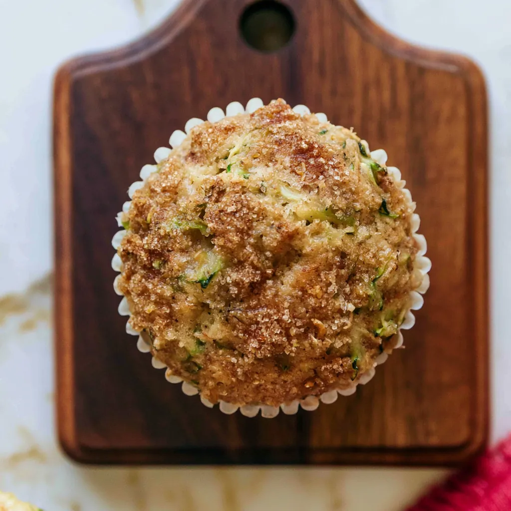 Almond Flour Zucchini Muffins With a Light, Fluffy Crumb 4 Almond Flour Zucchini Muffins
