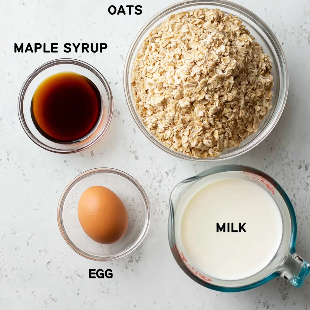 Baked Oatmeal Cups: Easy 4-Ingredient Breakfast Recipe 5 Baked Oatmeal Cups