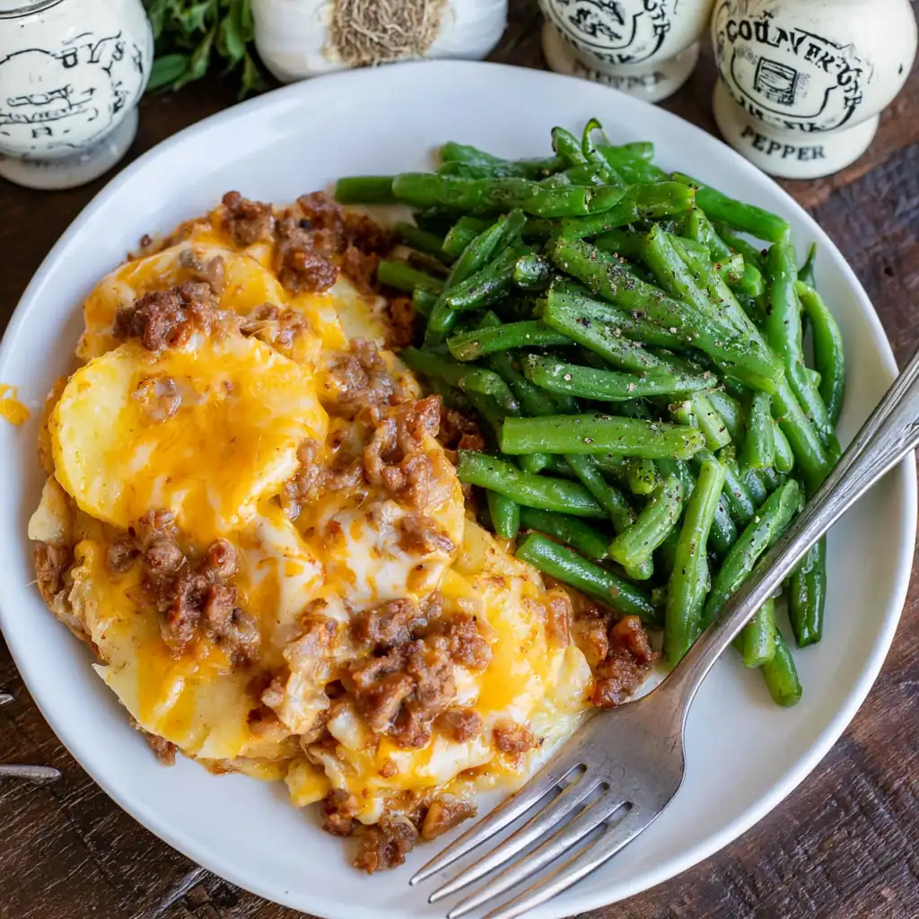 Cheesy Hamburger Potato Casserole for a Cozy Family Dinner 5 Cheesy Hamburger Potato Casserole