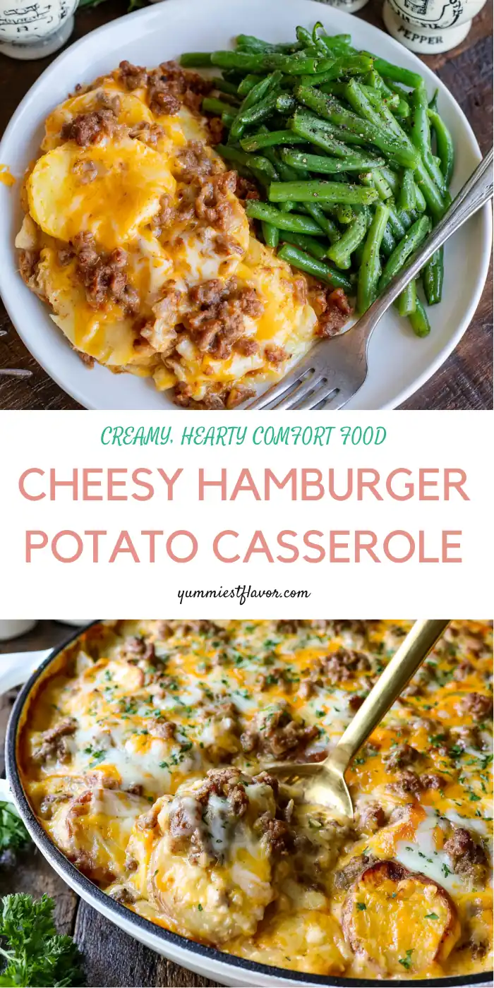 Cheesy Hamburger Potato Casserole for a Cozy Family Dinner 6 Cheesy Hamburger Potato Casserole