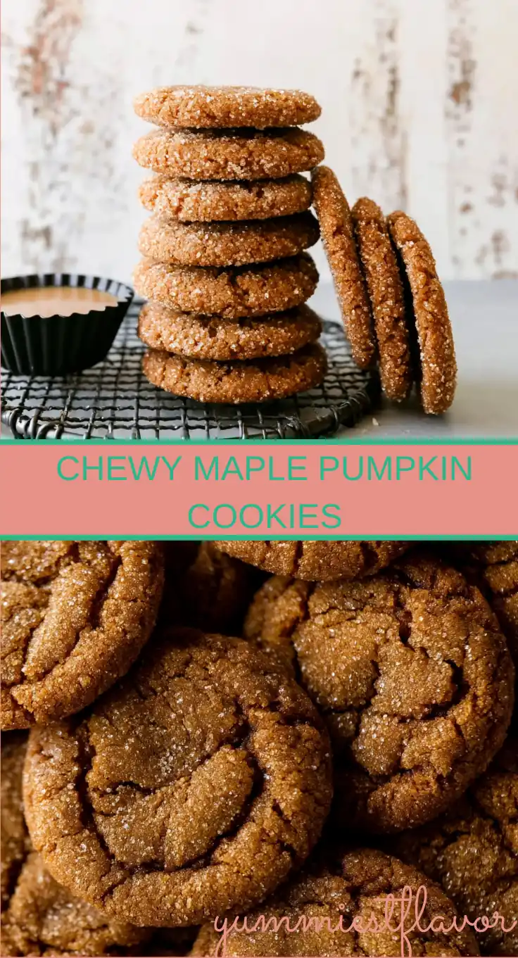 Chewy Maple Pumpkin Cookies