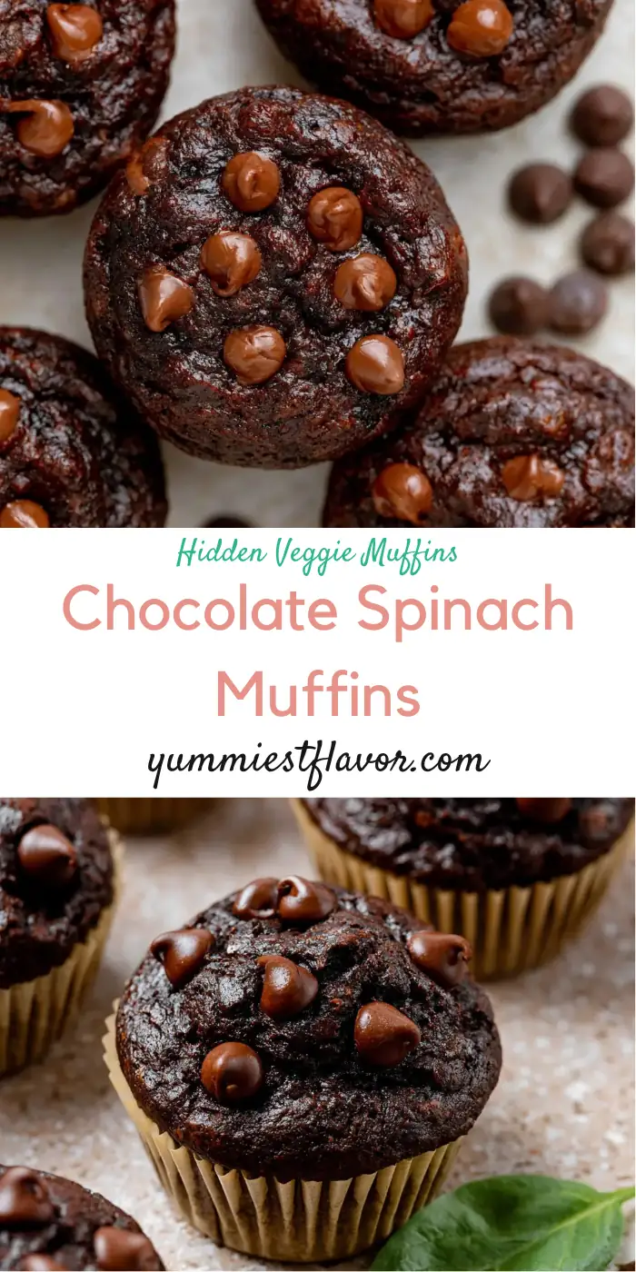 Chocolate Spinach Muffins Recipe for Easy Kid-Friendly Baking 6 Chocolate Spinach Muffins