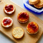 Cream Cheese and Jam Cracker Snacks
