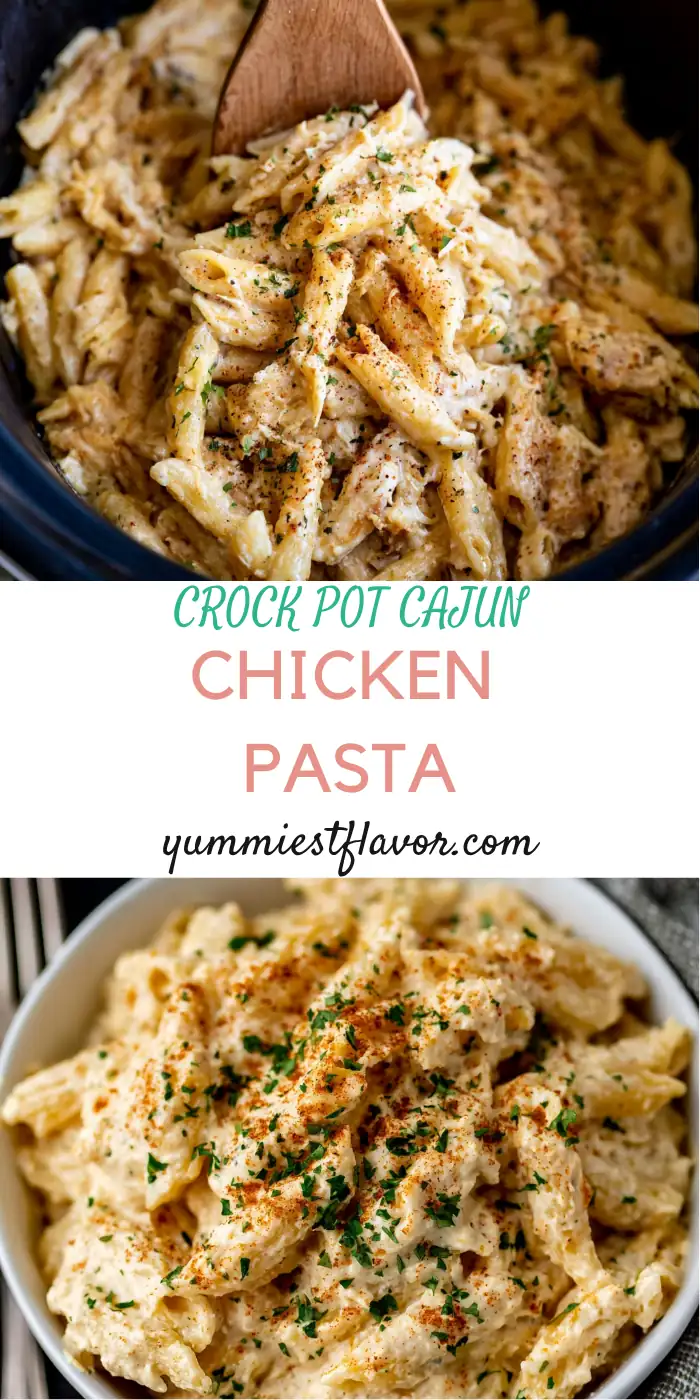 Crock Pot Cajun Chicken Pasta