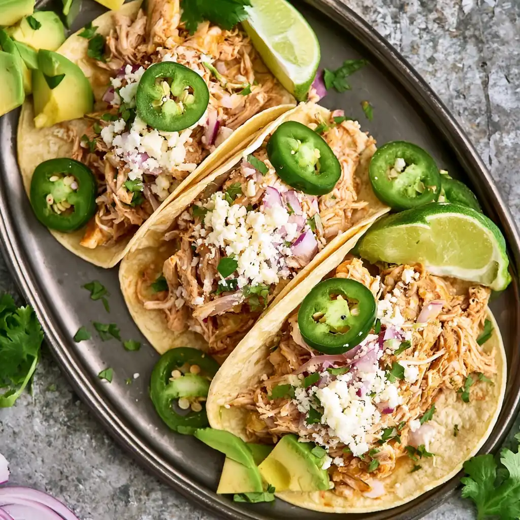 Crockpot Chicken Tacos