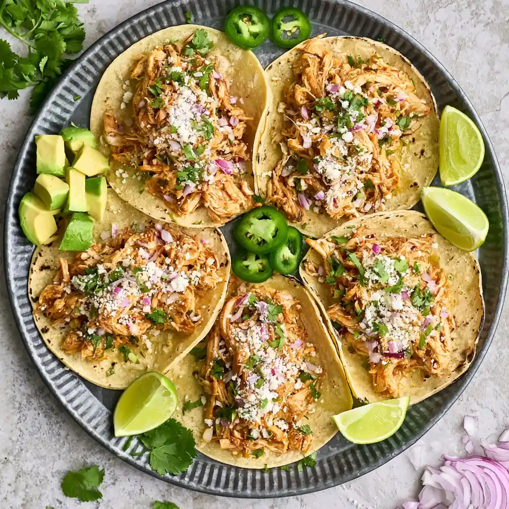 Crockpot Chicken Tacos: An Easy, Healthy Family Dinner 5 Crockpot Chicken Tacos