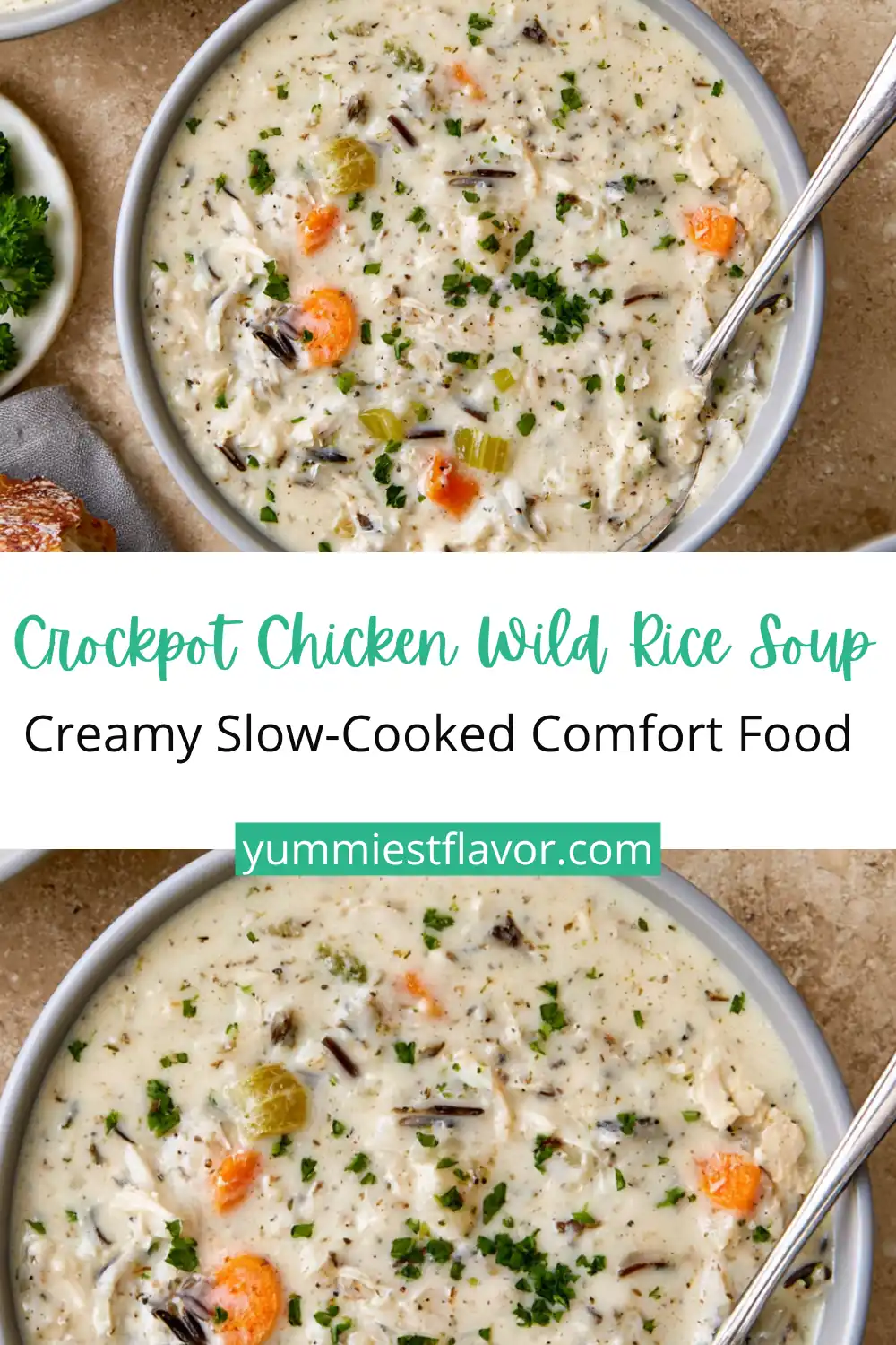 Crockpot Chicken and Wild Rice Soup