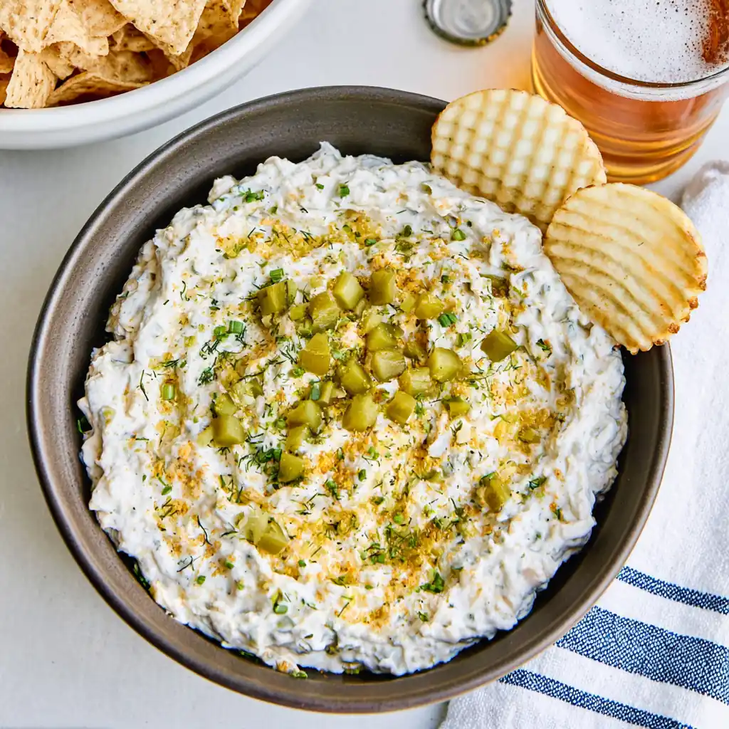 Fried Pickle Ranch Dip: Creamy, Tangy, and Crunchy 5 Fried Pickle Ranch Dip