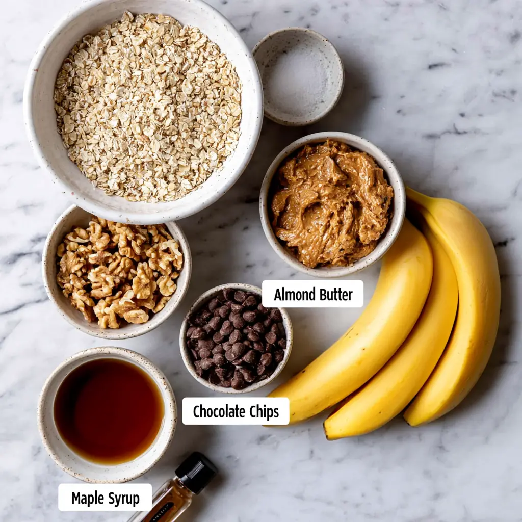 Healthy Banana Oatmeal Cookies