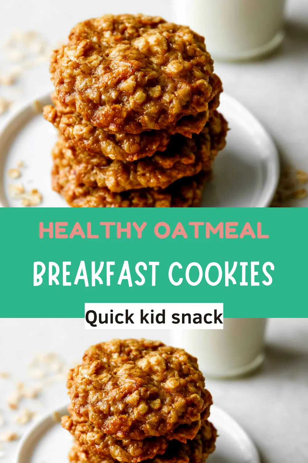 Healthy Oatmeal Breakfast Cookies – Easy Kid Friendly Bake 6 Healthy Oatmeal Breakfast Cookies