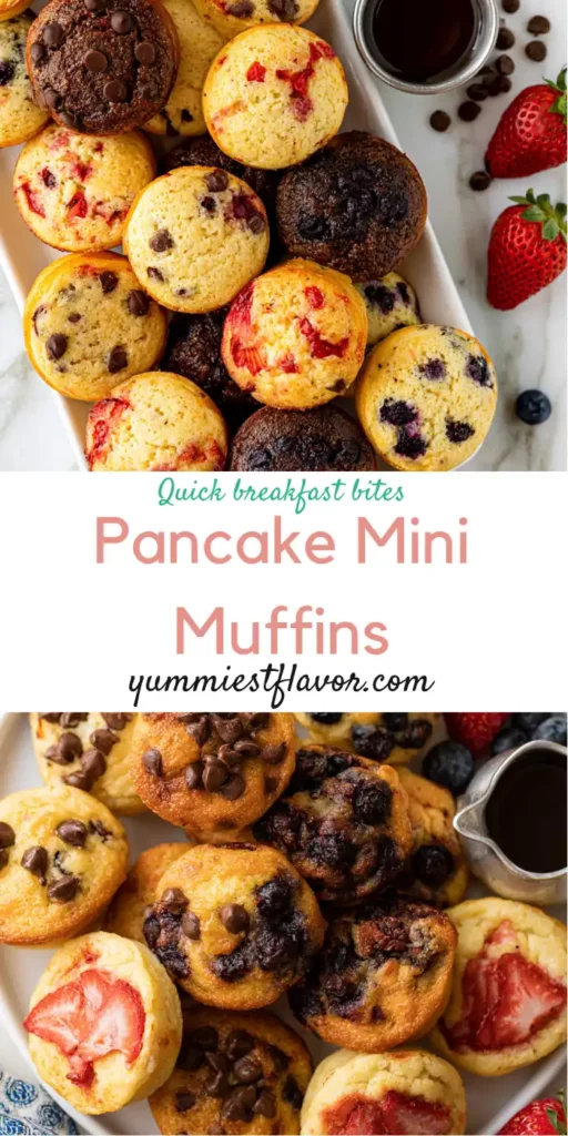 Pancake Mini Muffins: Easy Bite-Sized Breakfast Bites 6 Pancake Mini Muffins