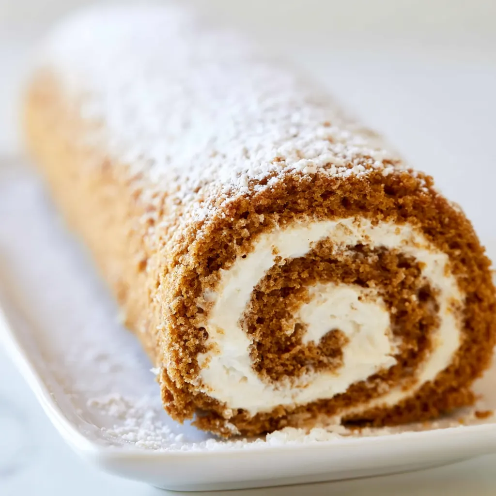 Pumpkin Spice Cake Roll