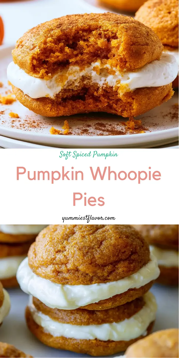 Pumpkin Whoopie Pies with Maple Cream Cheese Frosting 6 Pumpkin Whoopie Pies