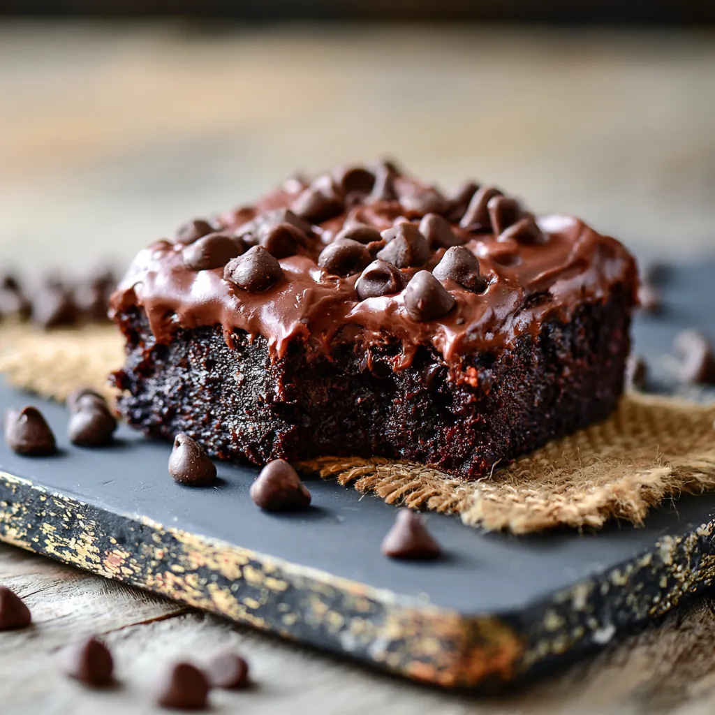 Secretly Healthy Zucchini Brownies