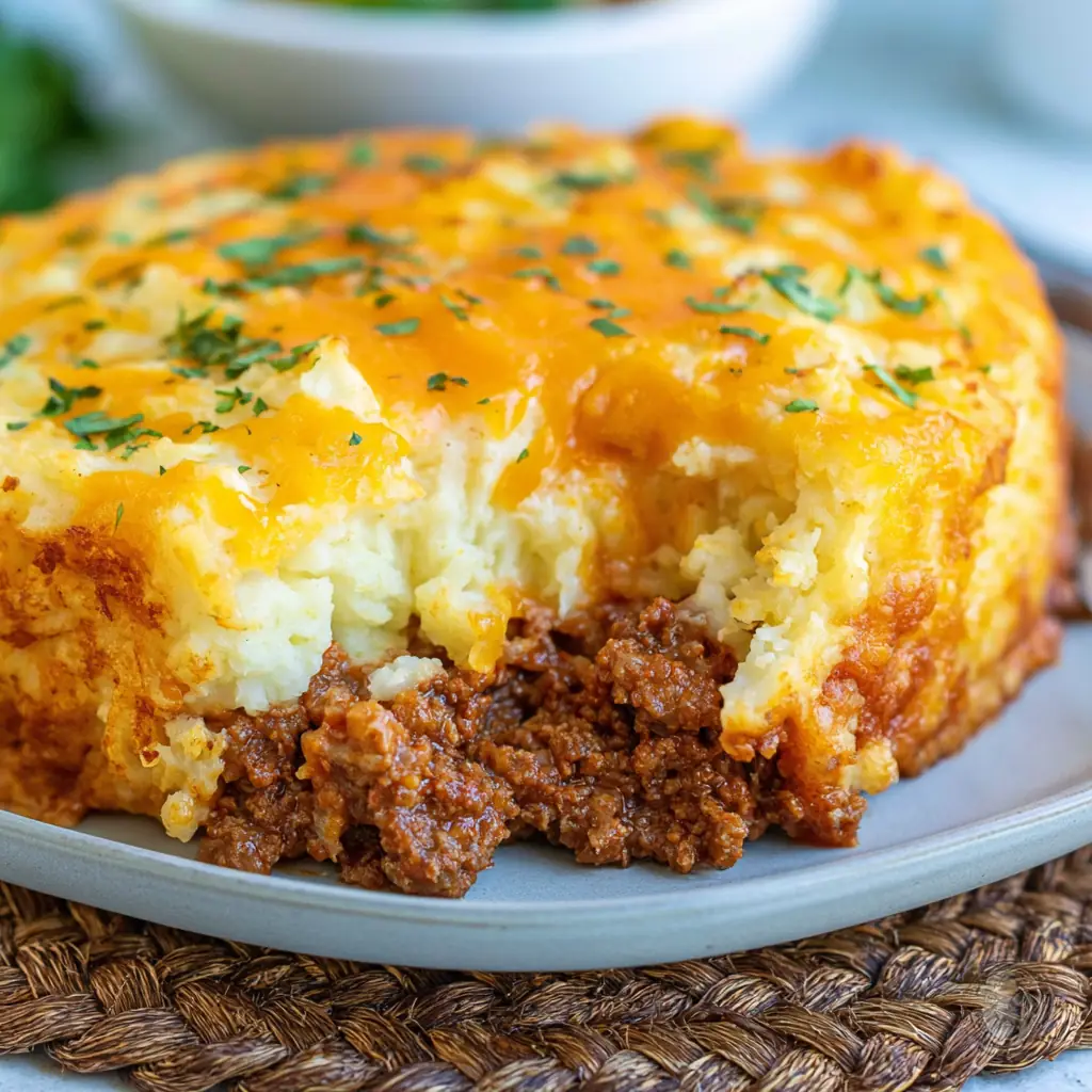 Sloppy Joe Biscuit Casserole With Cheddar Bay Biscuits 4 Sloppy Joe Biscuit Casserole
