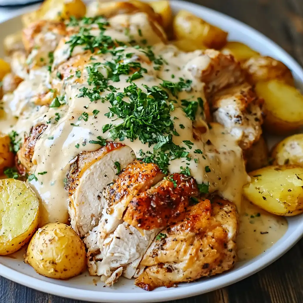 Slow Cooker Cheesy Ranch Chicken