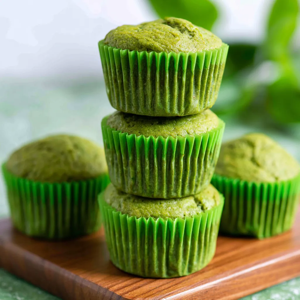 Spinach Banana Muffins