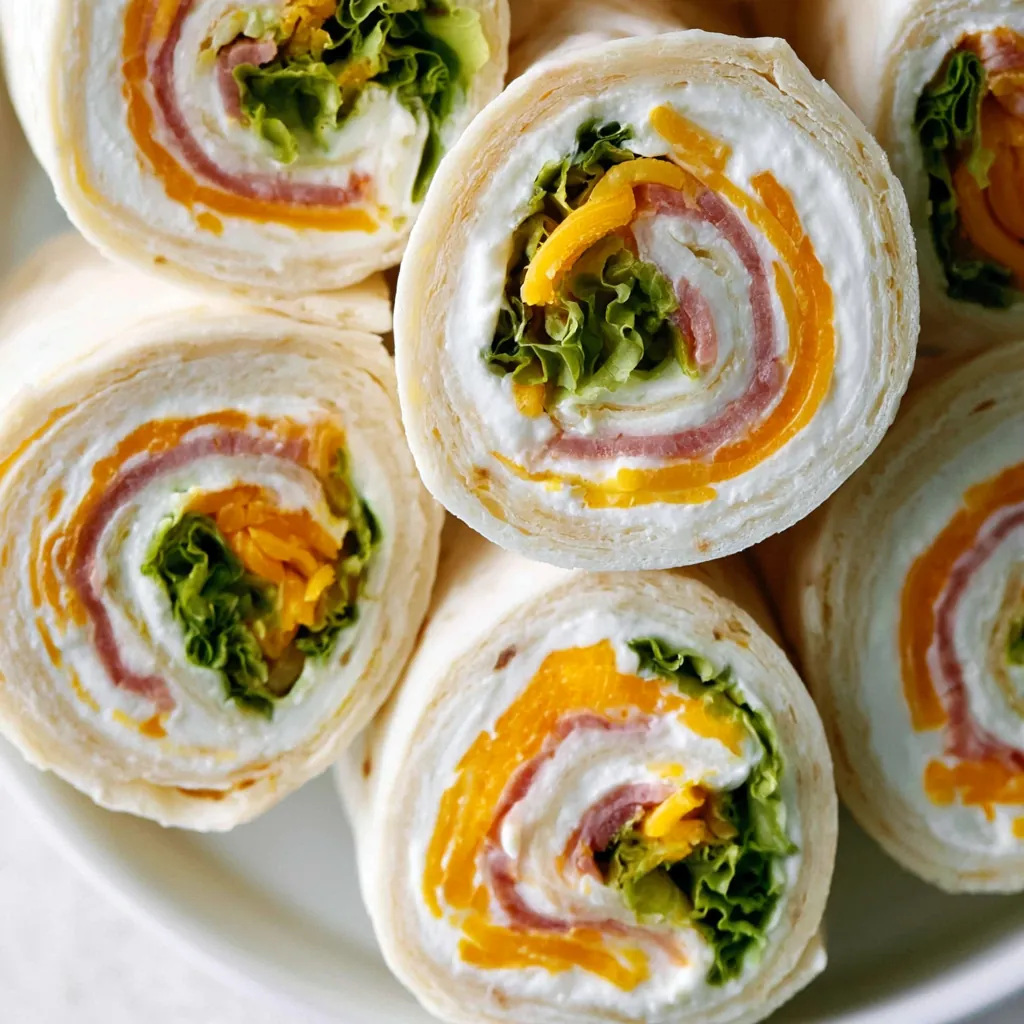 Turkey Cheddar Roll Ups: Easy Lunchbox Pinwheels 5 Turkey Cheddar Roll Ups