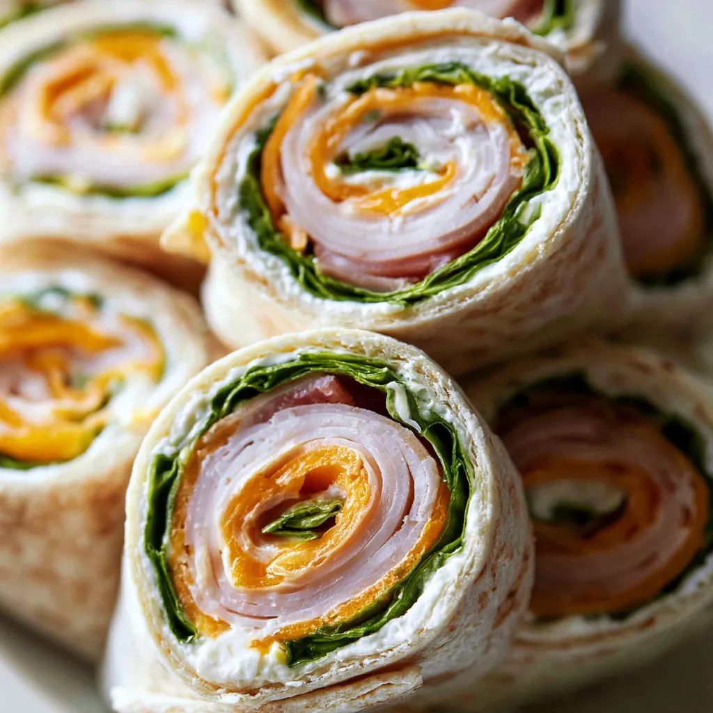 Turkey Cheddar Roll Ups