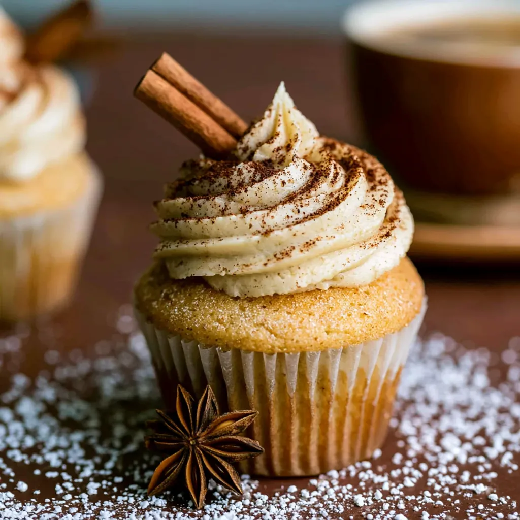 Vanilla Chai Pumpkin Latte Cupcakes