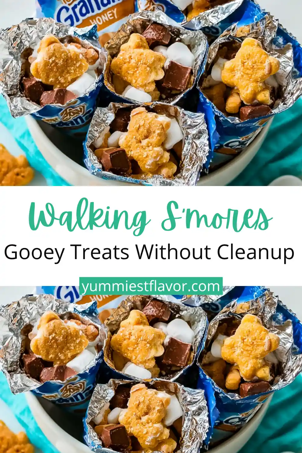 Walking Smores: Easy S’mores in a Bag 6 Walking Smores
