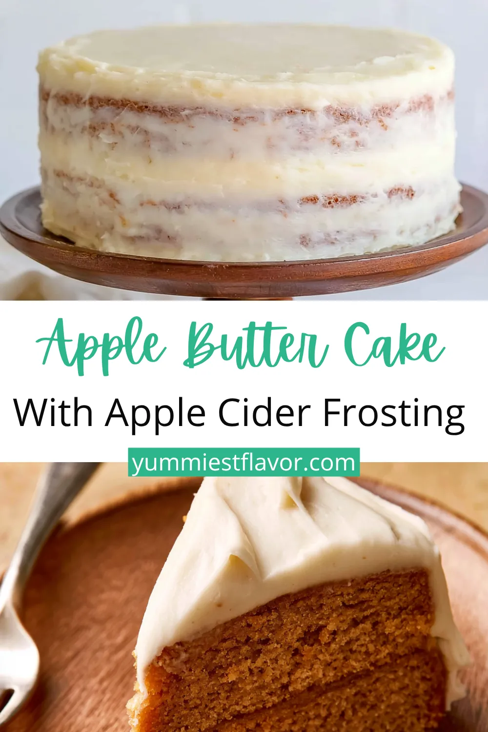 Apple Butter Cake: A Cozy Fall Layer Cake with Apple Cider Frosting 6 Apple Butter Cake