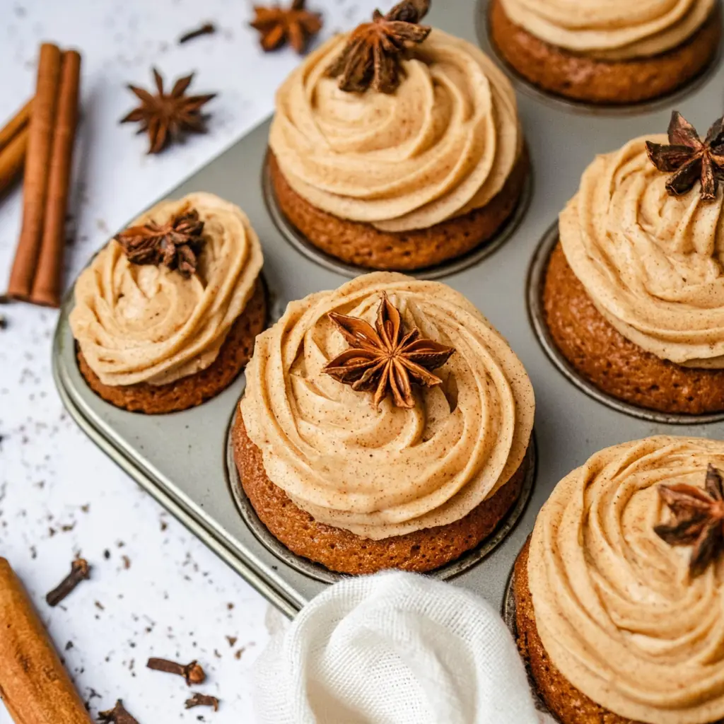 Brown Butter Dirty Chai Cupcakes with Chai Buttercream 5 Brown Butter Dirty Chai Cupcakes