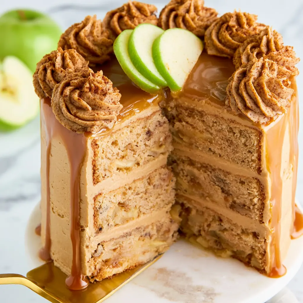 Caramel Apple Spice Cake