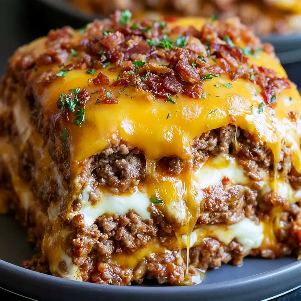 Cheesy Meatloaf Casserole