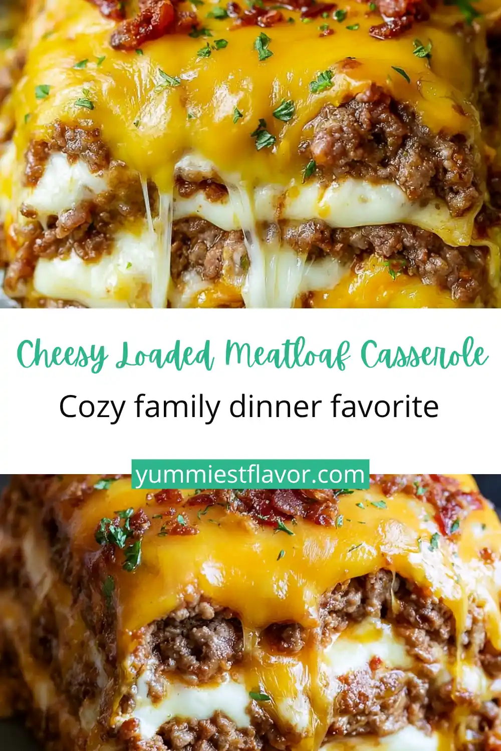 Cheesy Meatloaf Casserole With Loaded Mashed Potatoes 6 Cheesy Meatloaf Casserole