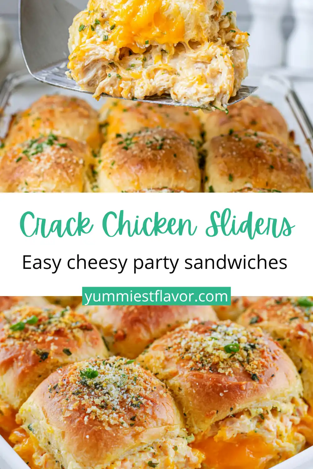 Crack Chicken Sliders: Easy Cheesy Hawaiian Roll Recipe 6 Crack Chicken Sliders