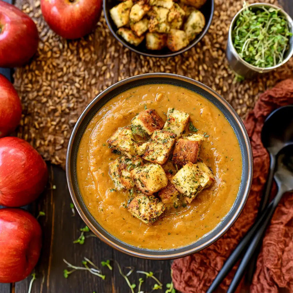 Creamy Roasted Apple Pumpkin Soup