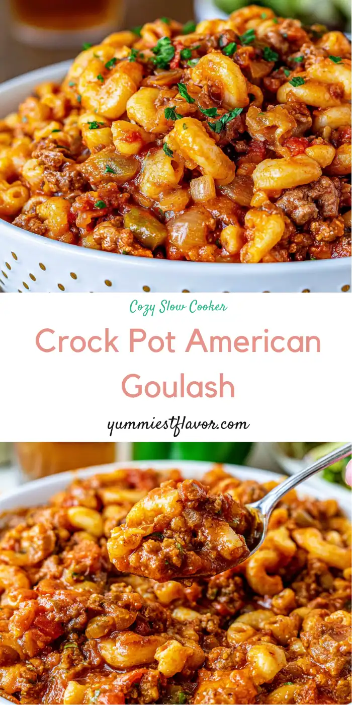 Crock Pot American Goulash: An Easy Family Comfort Dinner 6 Crock Pot American Goulash2 Crock Pot American Goulash: An Easy Family Comfort Dinner