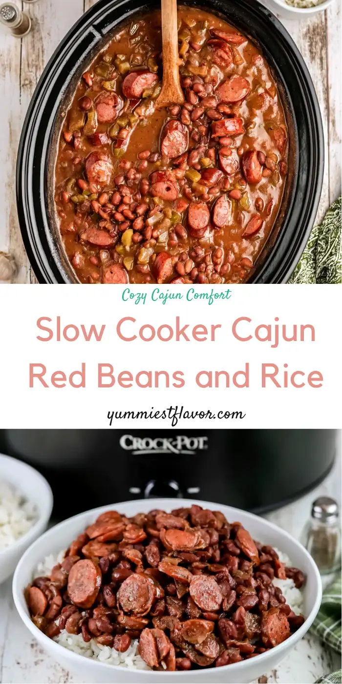 Slow Cooker Cajun Red Beans and Rice